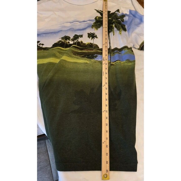 Louisiana Tabasco Men's XXL Palm Trees Golf Shirt - Picture 10 of 11
